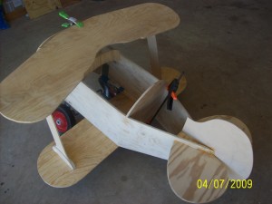 Pedal plane coming along