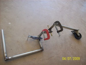 The control linkage soon to be attached.